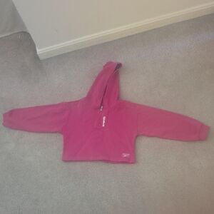 Reebok Pink Girls' Half-Zip Hoodie